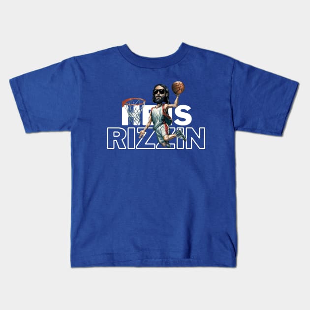 HE IS RIZZIN Kids T-Shirt by Lolane